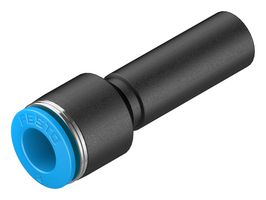 FESTO 153043 Pneumatic Fitting, Push-In Straight Connector, 14 bar, 10 mm, PBT (Polybutylene Terephthalate)