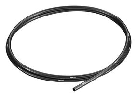 FESTO PUN-H-4X0,75-SW Pneumatic Tubing, 4 mm, 2.6 mm, PU (Polyurethane), Black, 10 bar, 50 m