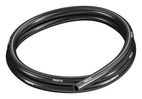 FESTO PUN-H-12X2-SW Pneumatic Tubing, 12 mm, 8 mm, PU (Polyurethane), Black, 10 bar, 50 m