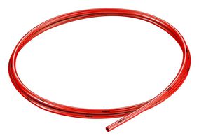 FESTO PUN-H-4X0,75-RT Pneumatic Tubing, 4 mm, 2.6 mm, PU (Polyurethane), Red, 10 bar, 50 m