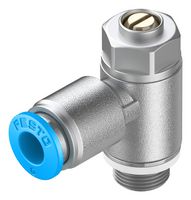 FESTO GRLA-1/8-QS-6-D 1-WAY FLOW CTRL VALVE, QS-6-G1/8, 10BAR