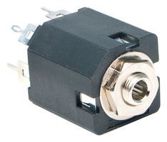 AMPHENOL AUDIO ACJSMV353 Phone Audio Connector, Stereo, 3.5mm, 3 Contacts, Jack, Panel Mount
