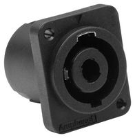 AMPHENOL AUDIO SP2MD Speaker / Loudspeaker Audio Connector, SP, 2 Contact, Jack, Panel Mount, Silver Plated Contacts