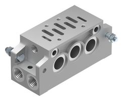 FESTO 152789 Manifold Sub-Base, Solenoid Valve, NAVW Series, G1/4, Festo VSVA Series Solenoid Valves