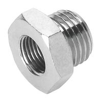 FESTO NPFC-R-G34-G12-MF Pneumatic Fitting, Reducing Nipple, G3/4, G1/2, 50 bar, Brass, NPFC