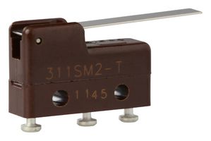 HONEYWELL 311SM2 Microswitch, Subminiature, Straight Lever, SPDT, Solder Lug, 5 A, 28 V