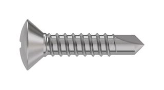 TR FASTENINGS 2.9 X 13 IPSTDX Z100 DIN7504 COUNTERSUNK HEAD SCREW, STEEL, 2.9X13MM