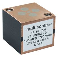 MULTICOMP PRO MP004091 Power Film Capacitor, Metallized PP, 0.66 µF, ± 10%, Induction Heating, Resonant Power Supplies