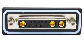 NORCOMP CDFV13W3213L451. Combination Layout D Sub Connector, IP67, NANOOK Series, DB-13W3, Receptacle, 13 Contacts
