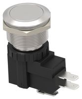 TE CONNECTIVITY - ALCOSWITCH AVH22MSSFO001604 Vandal Resistant Switch, AVH Series, 22.2 mm, SPDT, Momentary, Flat, Natural