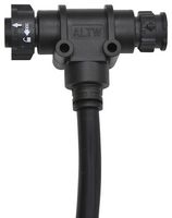 AMPHENOL LTW AB-CC-030300-BH0-TQE01 Circular Cable Assembly, Circular Plug, Receptacle to Free End, 3 Ways, 3.3 ft, 1 m, X-Lok Series
