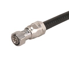HUBER+SUHNER 11_4310-50-12-X2/033_-E RF / Coaxial Connector, 4.3 / 10 Coaxial, Straight Plug, Clamp, 50 ohm