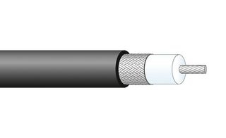 HUBER+SUHNER ENVIROFLEX_B178 Coaxial Cable, Enviroflex B178, RG178, 328 ft, 100 m, 1.84 mm, 50 ohm
