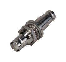 HUBER+SUHNER 34_SHV-50-0-1/133_NE RF / Coaxial Adapter, SHV, Jack, SHV, Jack, Straight Bulkhead Adapter, 50 ohm