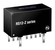 RECOM POWER RS12-4805SZ Isolated Through Hole DC/DC Converter, SIP, 4:1, 12 W, 1 Output, 5 V