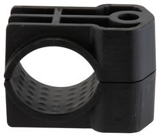 PANDUIT CCPL1H3846-X Fastener, 38-46mm Dia, Screw Mount Cable Clamp, Nylon (Polyamide), Black, 44 mm, 78 mm