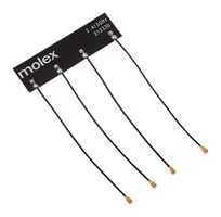 MOLEX 212330-0100 Antenna, MIMO WiFi, 5.15 GHz to 5.85 GHz, 3.9 dBi, Linear, Adhesive