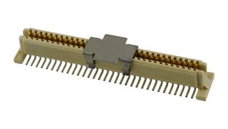 MOLEX 71439-3464 Mezzanine Connector, Receptacle, 1 mm, 2 Rows, 64 Contacts, Surface Mount, Phosphor Bronze