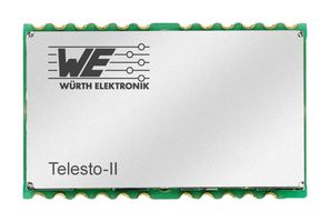 WURTH ELEKTRONIK 2607021191010 Radio Module, 927.5 MHz, 38.4 Kbps, Sensitivity -99 dBm, Transmit Power 15 dBm