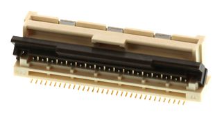MOLEX 502231-3300 FFC / FPC Board Connector, 0.5 mm, 33 Contacts, Easy-On 502231 Series, Solder, Top, 1 Row