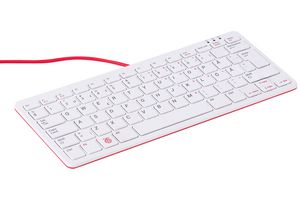 RASPBERRY-PI RPI-KEYB (SE)-RED/WHITE Raspberry Pi Keyboard, Red/White - Sweden