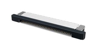 AMPHENOL COMMUNICATIONS SOLUTIONS F52R-1A7H1-11028 FFC / FPC Board Connector, R/A, ZIF, 1 mm, 28 Contacts, F52R, Surface Mount, Bottom, 1 Row