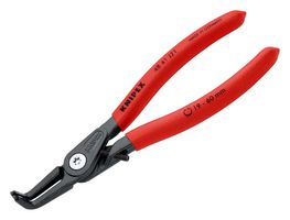 KNIPEX 48 41 J21 Plier, Circlip, 60 mm Jaw Opening Max, 165 mm, Grey Atramentised