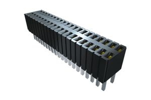 SAMTEC SLM-115-01-G-S PCB Receptacle, Board-to-Board, 1.27 mm, 1 Rows, 15 Contacts, Through Hole Mount