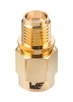 WURTH ELEKTRONIK 64403203111000 RF / Coaxial Adapter, SMA, Plug, SMA, Jack, Straight Adapter, 50 ohm