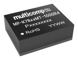 MULTICOMP PRO MP-K7805MT-1000R4 Non Isolated POL DC/DC Converter, -Ve O/P Support, ITE, Surface Mount DIP, 1 Output, 5 W, 5 V, 1 A
