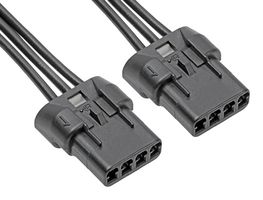 MOLEX 215310-1031 Cable Assembly, Mizu-P25 Receptacle to Mizu-P25 Receptacle, 3 Ways, 2.5 mm, 1 Row, 150 mm, 5.9 "