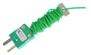 LABFACILITY XF-1523-FAR Thermocouple, Exposed Junction, IEC, K, -75 °C, 250 °C, 3.3 ft, 1 m
