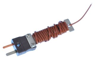 LABFACILITY XF-1527-FAR Thermocouple, Exposed Junction, IEC, T, -75 °C, 250 °C, 6.6 ft, 2 m
