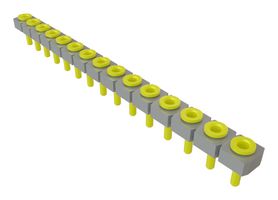 SAMTEC SL-115-G-19 PCB Receptacle, Board-to-Board, 2.54 mm, 1 Rows, 15 Contacts, Through Hole Mount