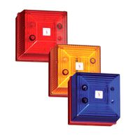 CLIFFORD AND SNELL 205026 Beacon, Flashing, Amber, 91.5 mm, 230VAC