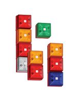 CLIFFORD AND SNELL 212893 Beacon, Flashing, Red, 91.5 mm, 24VDC