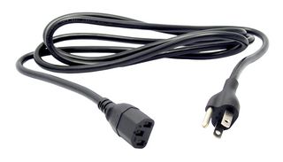 MULTICOMP PRO GW-151733 Mains Power Cord, Mains Plug, Japan to IEC 60320 C13, 2 m, 7 A, 125 V, Black