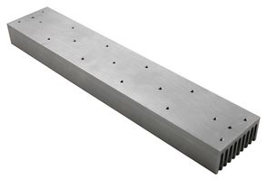 INTELLIGENT LED SOLUTIONS ILA-HSINK-300X58X25MM LED Heat Sink, ILS UVC 12 LED Violet Strips, Silver Anodised Aluminium, 25 mm