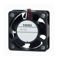 NMB TECHNOLOGIES 04015SS-05N-AA-00 DC Axial Fan, 5 V, Square, 40 mm, 15 mm, Sleeve Bearing, 7.4 CFM