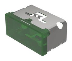 EAO 03-901.5 Lens, Illum, Plastic, Rectangular, Green, 03 Series