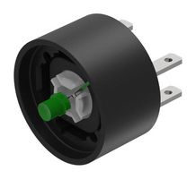 EAO 84-8511.5320 Contact Block, SPST-NO, Green, Plug In, 1 Pole, 100 mA, 42 V