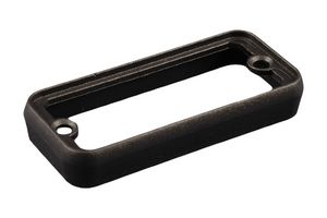 HAMMOND 1455UBBK-10 Bezel, Open, Black, Extruded Aluminium Enclosure, Metal