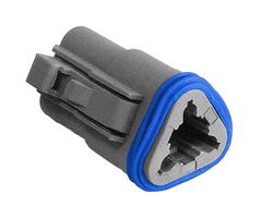 BULGIN LIMITED PX0108S03GY Automotive Connector, PX0 Series, Straight Plug, 3 Contacts, Crimp Socket - Contacts Not Supplied