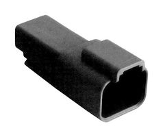 BULGIN LIMITED PX0101P02BK Automotive Connector, PX0 Series, Straight Receptacle, 2 Contacts