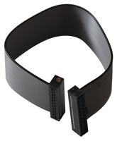 SAMTEC TCSD-10-D-05.00-01-N-R Ribbon Cable, IDC Receptacle to IDC Receptacle, 20 Ways, 5 ", 127 mm, 2 mm, Tiger Eye TCSD Series