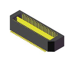 SAMTEC QTS-050-02-L-D-A-K-TR Mezzanine Connector, Header, 0.635 mm, 2 Rows, 100 Contacts, Surface Mount, Phosphor Bronze