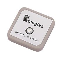 TAOGLAS SP.1615.25.4.A.02 RF Antenna, Patch, 1.615 GHz, Left Hand Circular, Adhesive / Pin, 5 dBi, 1.5 VSWR