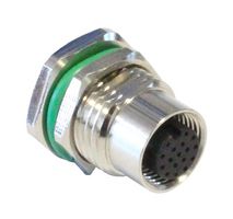 BULGIN LIMITED PXMBNI12FPM17AFLM12001 Sensor Cable, M12 Plug, Free End, 17 Positions, 100 mm, 3.9 ", Buccaneer M12 Series