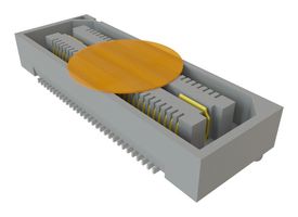 SAMTEC QSH-030-01-C-D-A-K-TR Mezzanine Connector, Receptacle, 0.5 mm, 2 Rows, 60 Contacts, Surface Mount, Phosphor Bronze