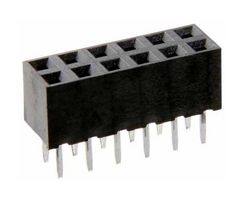 HARWIN M22-7141742 PCB Receptacle, Board-to-Board, 2 mm, 2 Rows, 34 Contacts, Through Hole Mount, M22